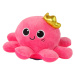 mamido  Plyšová chobotnice s efekty růžová