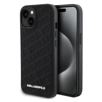 Pouzdro Karl Lagerfeld PU Quilted Pattern zadní kryt pro Apple iPhone 15 Black