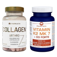 Pharma Activ Collagen Arthro tbl.90 + Vitamin K2 MK7 + D3 Forte 1000 I.U. tbl.125