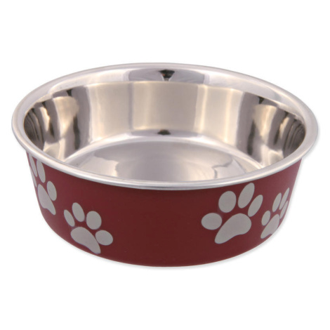Miska TRIXIE nerezová - plastový povrch 12 cm 0,3l