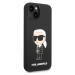 Karl Lagerfeld Liquid Silicone Ikonik NFT kryt iPhone 14 Plus černý