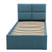 Čalouněná postel MONOS bez matrace rozměr 90x200 cm Světle šedá