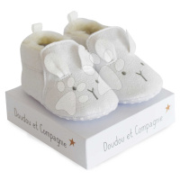 První bačkůrky pro miminko Baby Socks White Doudou et Compagnie v dárkovém balení bílé od 0–6 mě