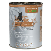 Catz finefood Monoprotein zooplus 24 x 400 g - divočák