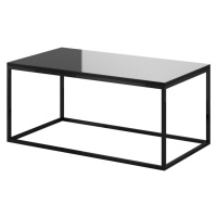 DEJEON konferenční stolek, černá/černé sklo