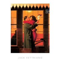 Umělecký tisk Back Where You Belong, 1996, Jack Vettriano, 40 × 50 cm