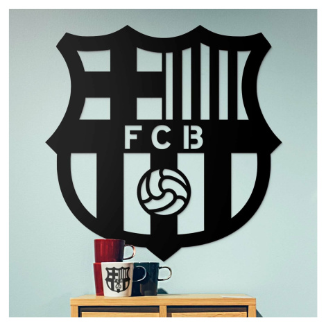 Dřevěné logo klubu - FC Barcelona DUBLEZ