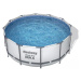 Nadzemní bazén kulatý Steel Pro MAX, kartušová filtrace, schůdky, plachta, průměr 3,66m, výška 1