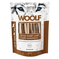 Woolf Soft Rabbit and Pollock Sandwich LONG 100 g