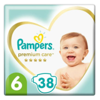 PAMPERS Premium Care jednorázové pleny vel. L 6, 38 ks, 13 kg+