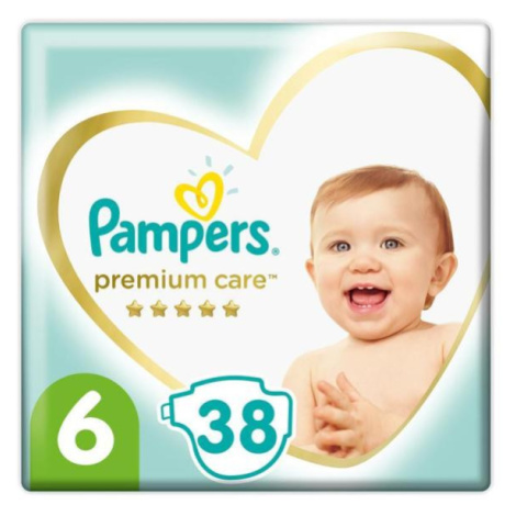 PAMPERS Premium Care jednorázové pleny vel. L 6, 38 ks, 13 kg+