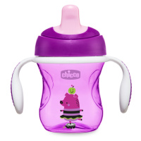 CHICCO - Hrneček Chicco Trénujeme s držadly 200 ml, fialový 6m+