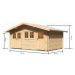 Dřevěný zahradní domek 507 x 327 cm Dekorhome