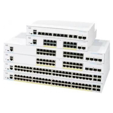 Cisco switch CBS350-8FP-2G-EU (8xGbE, 2xGbE/SFP combo, 8xPoE+, 120W, fanless)