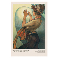 Obrazová reprodukce The North Star (Celestial Art Nouveau / Beautiful Female Portrait) - Alphons
