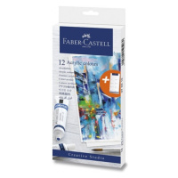 Akrylové barvy Faber-Castell 12 barev, tuba 20 ml Faber-Castell