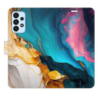 iSaprio Flip pouzdro Colourful Marble pro Samsung Galaxy A33 5G