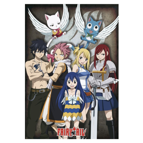 Plakát Fairy Tail - Group (23) Europosters