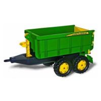 Rollytoys Vlečka za traktor John Deere vyklápěcí zelená