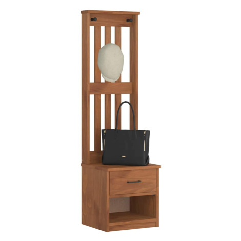 vidaXL Předsíňový strom SANDNES 45x40x159,5 cm Borovicový masiv