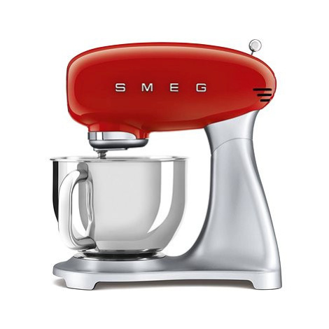 SMEG 50's Retro Style 4,8 l červená, s nerezovým podstavcem