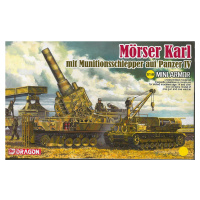 Model Kit military 14135 - Mörser Karl mit Munitionsschlepper auf Panzer IV (1: 144)