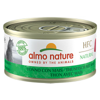 Almo Nature 6 x 70 g - tuňák a kukuřice