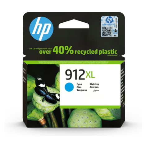 HP 912XL originální inkoustová kazeta azurová 3YL81AE Azurová