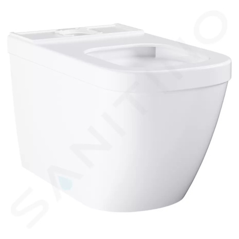 Grohe Euro Ceramic WC kombi mísa, rimless, Triple Vortex, PureGuard, alpská bílá 3933800H