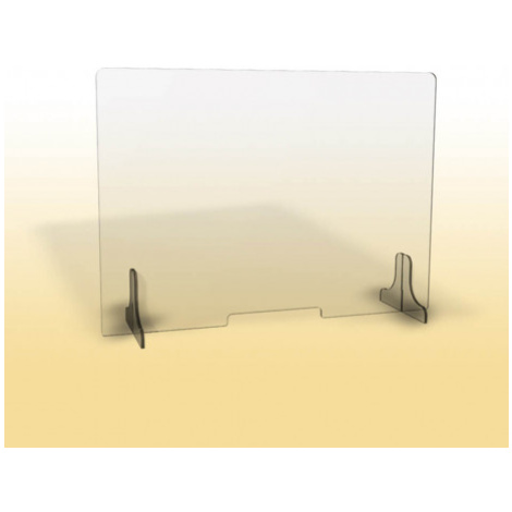 OFFICE PRO ochranné plexi sklo na stůl OC 900 M s nízkým otvorem