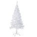 tectake 402821 umělý vánoční stromek bílý s kovovým stojanem