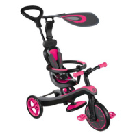 Globber Tříkolka EXPLORER TRIKE 4 IN 1 Fuchsia Pink