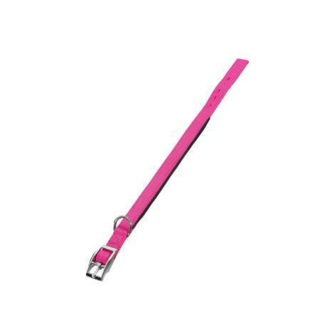 Obojek pes SOFT nylon 25mm/65cm růžová Zolux VÝPRODEJ