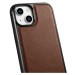 iCarer kožené pouzdro na iPhone 14 6.1" Oil wax real leather back cover Brown