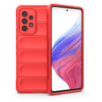 Pouzdro Magic Shield pro Samsung Galaxy A53 5G flexibilní pancéřované pouzdro červené barvy