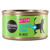 Cosma Kitten Asia / Origina / Nature, 6 konzerv - 15 % sleva - Original Kitten tuňák pruhovaný (