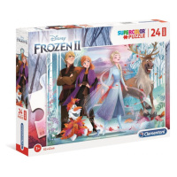 Clementoni: Puzzle 24 ks Maxi - Super Color Frozen 2