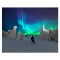 Fotografie Aurora Borealis / Northern Lights, Iso-Syöte, Samuli Vainionpää, 40x30 cm