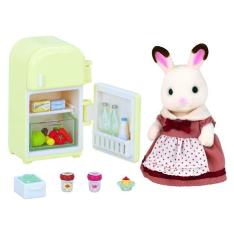 Sylvanian Families Nábytek "chocolate" králíků - mamka u ledničky