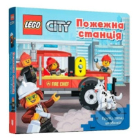 Lego Fire Station (A Push, Pull and Slide Book) - AMEET Studio - kniha z kategorie Pohádky