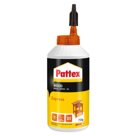 Pattex Disperzní lepidlo na dřevo Wood Express rychlé 750 g