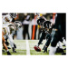 Fotografie Football teams on line of scrimmage in stadium, Thomas Barwick, 40 × 26.7 cm