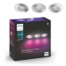 Philips - SADA 3xLED RGB Stmívatelné koupelnové svítidlo Hue XAMENTO 1xGU10/5,7W/230V IP44 2000-