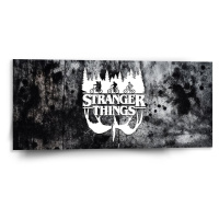 Sablio Obraz Stranger Things White - 110x50 cm