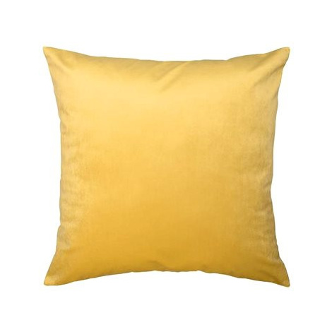 Scanquilt dekorační povlak na polštář Velvet žlutá