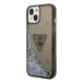 Guess GUHCP14SLFCTPK hard silikonové pouzdro iPhone 14 6.1" black Liquid Glitter Palm Collection