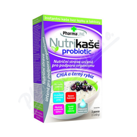 Nutrikaše probiotic CHIA a černý rybíz (3x60g)