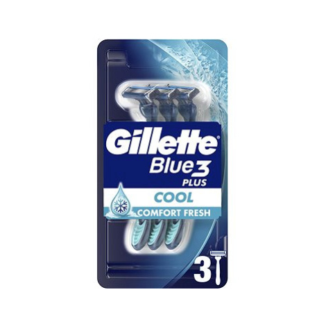GILLETTE Blue3 Plus Cool holicí strojek 3 ks