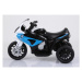 Mamido Dětská elektrická motorka BMW S1000RR tříkolka modrá
