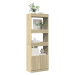 vidaXL Skříň highboard dub sonoma 63 x 33 x 180 cm kompozitní dřevo